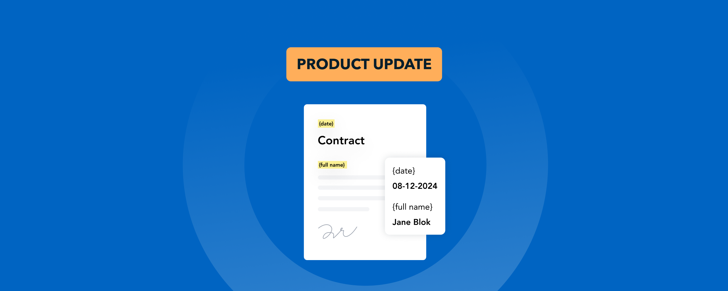 Product update: Generate documents based on templates