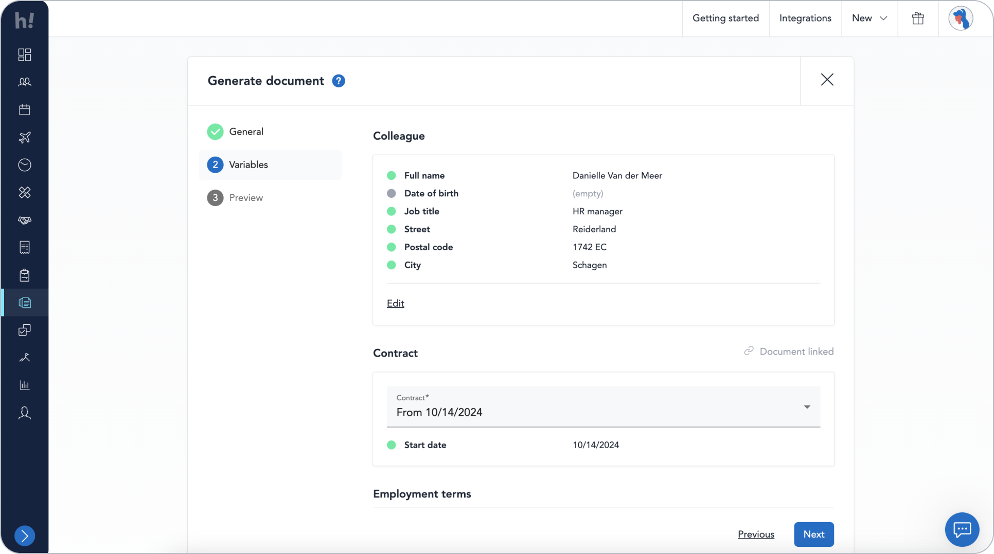 document generation