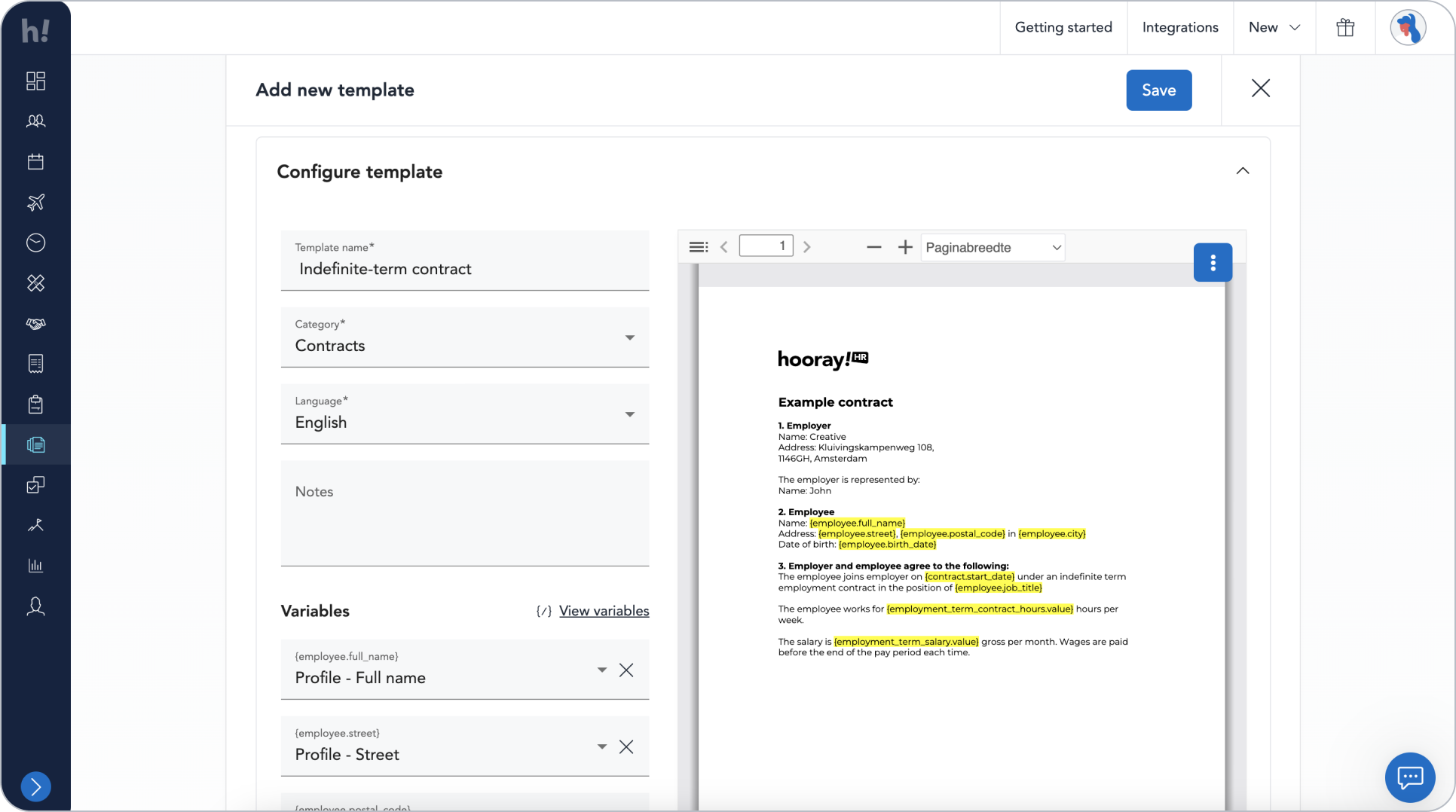 document generation